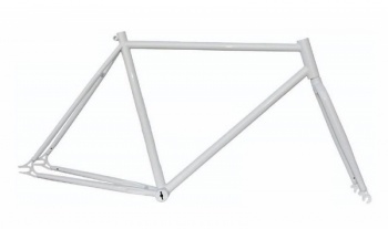 Rám single speed BRN Fixed Steel TIG (White)