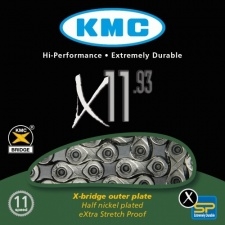 Reťaz 11 st. KMC X11-93 (Silver/Black)