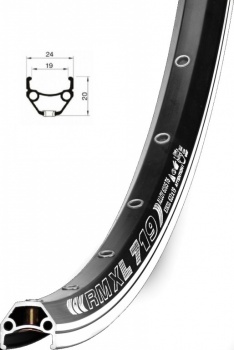 Ráfik 26" Remerx Dragon 719-L (559-19/Black)