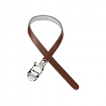 Remienok pedálovej klipsne BRN Leather Straps (Brown)