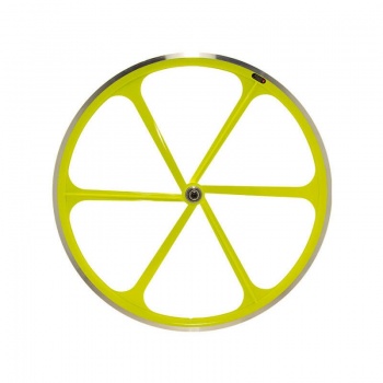 Zadné koleso 28" BRN Alumium Fixed (Yellow Fluo)