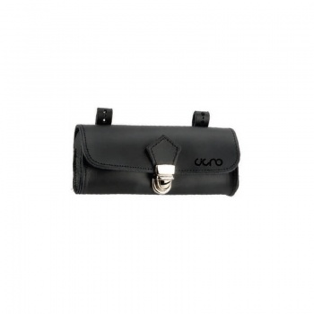 Podsedlová kapsička Cigno Oval Leather (Black)