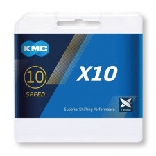 Reťaz 10 st. KMC X10 Silver/Black