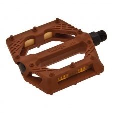 Pedál BMX/Freeride Wellgo/BRN Flat (Brown)