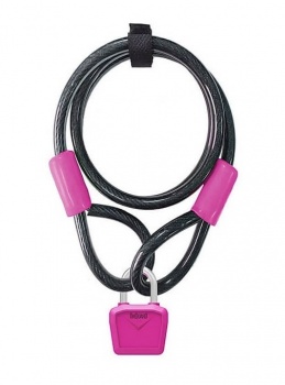 Zámok lankový OnGuard Neon Bull 8241 (Fuchsia)