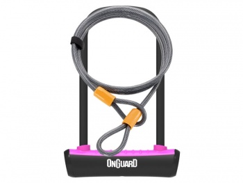 U - zámok OnGuard Neon Arco 8154 (Fuchsia)