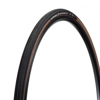 Plášť bezdušový 28" Challenge Paris Roubaix Race TLR (27-622/Black&Brown)