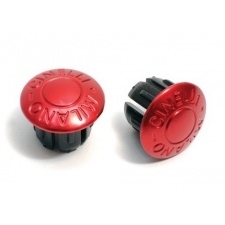 Zátky na riadidlá Cinelli Anodized Bar Plug (Red)