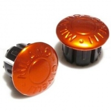 Zátky na riadidlá Cinelli Anodized Bar Plug (Orange)