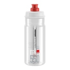 Fľaša Elite Jet 550 mL (Clear/Red)