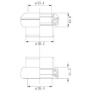 Hlavové zloženie A-head 1 1/8" Tange Seiki RDC-82 (Silver)