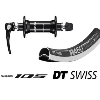 Predné koleso 28" DT Swiss R460 / Shimano 105 HB-R7000