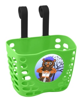 Košík predný detský Force Kids Bike Bear (Green)