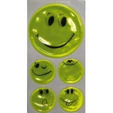 Reflexné nálepky TWN Smiley Sticker Set (Yellow)