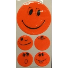 Reflexné nálepky TWN Smiley Sticker Set (Orange)