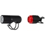 Osvetlenie predné a zadné Knog Plugger Twinpack (Black)