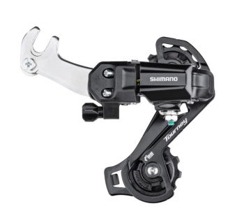 Prehadzovačka MTB 6/7 st. Shimano RD-TY200-GSLB Hook Mounting (Black)