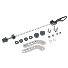 Adaptér zadného nosiča Tubus Adapter Set For QR Axle Mounting (Silver)