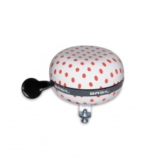 Zvonček klasik Basil Polka Dot White/Red