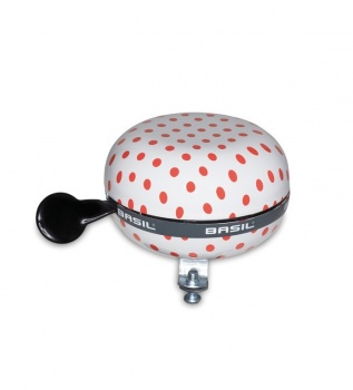 Zvonček klasik Basil Polka Dot White/Red